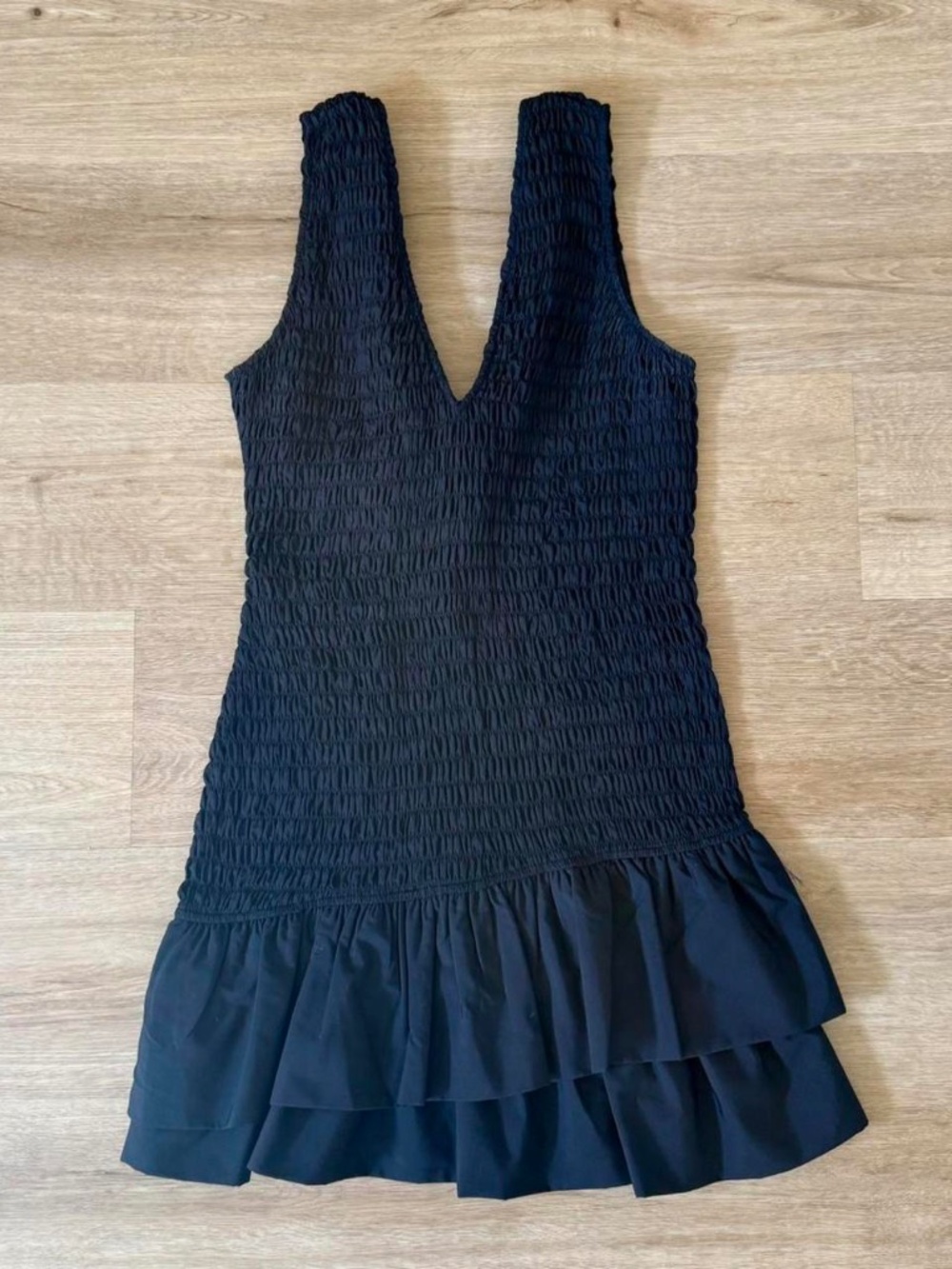 Zara Black Bow Mini Dress